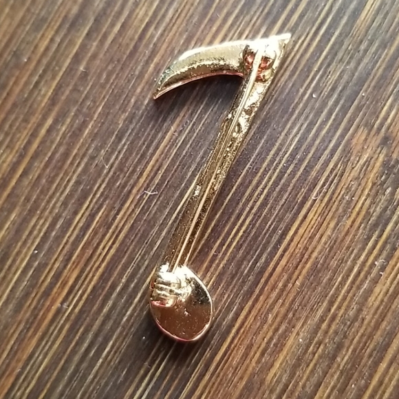 D'Orlan music note brooch - Picture 2 of 3